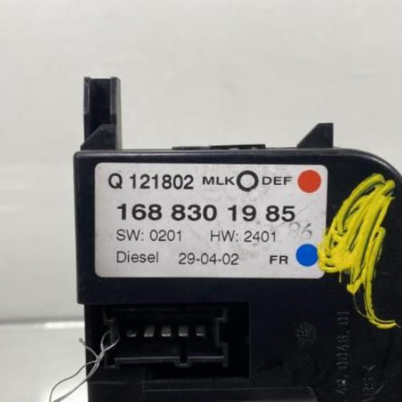Commande chauffage MERCEDES CLASSE A 168 Photo n°3