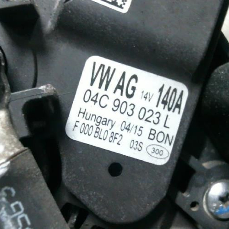 Alternateur VOLKSWAGEN POLO 5 Photo n°4