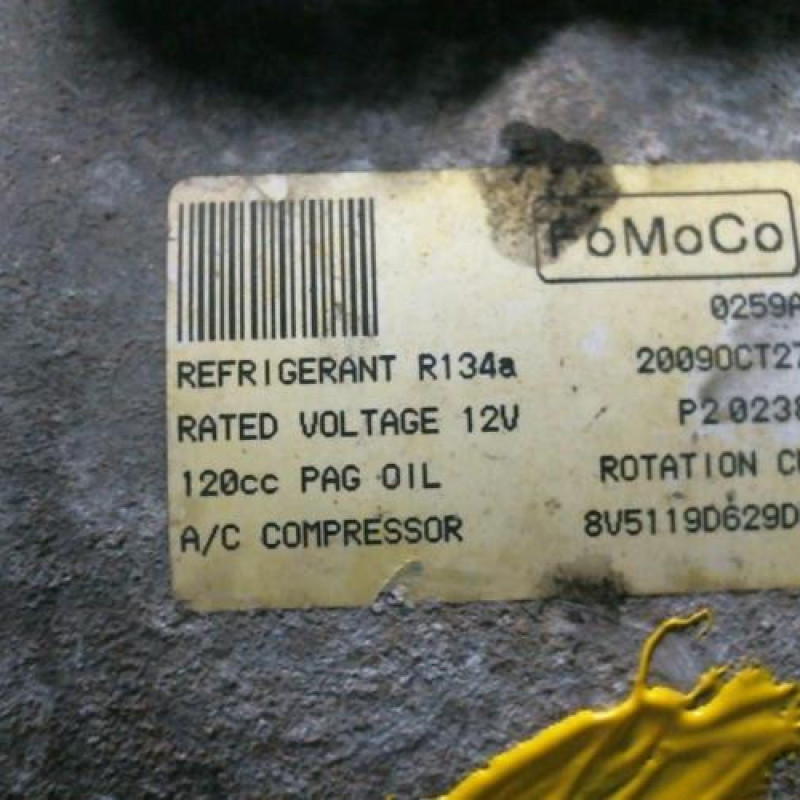 Compresseur clim MAZDA 2 2 Photo n°3