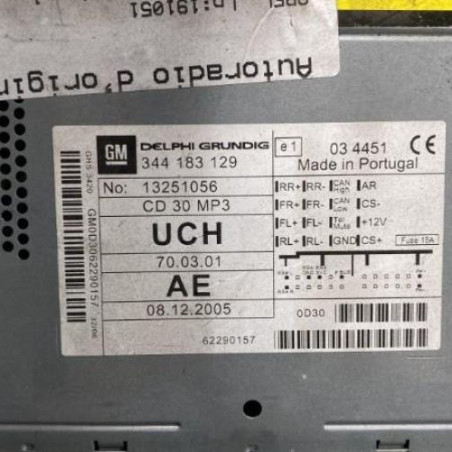 Autoradio d'origine OPEL ANTARA