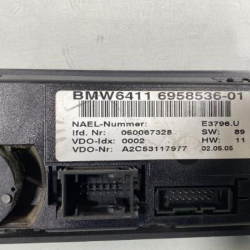 Commande chauffage BMW SERIE 3 E90 Photo n°3