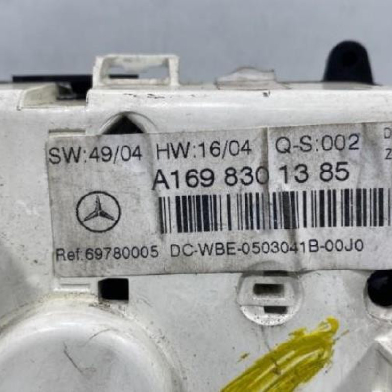 Commande chauffage MERCEDES CLASSE A 169 Photo n°3