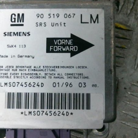 Boitier air bag OPEL ASTRA F
