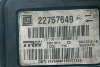 Bloc ABS (freins anti-blocage) OPEL INSIGNIA 1