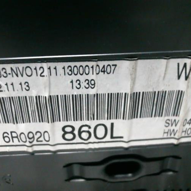 Compteur VOLKSWAGEN POLO 5 Photo n°3