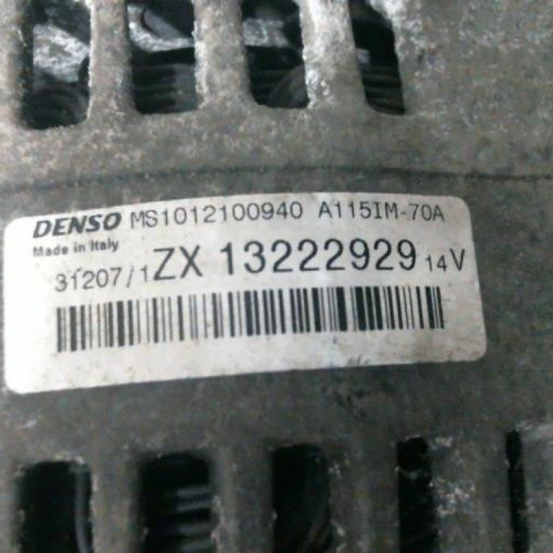 Alternateur OPEL CORSA D Photo n°4