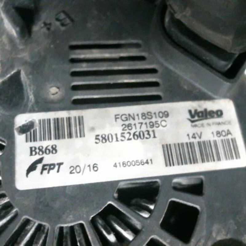 Alternateur FIAT DUCATO 3 Photo n°4