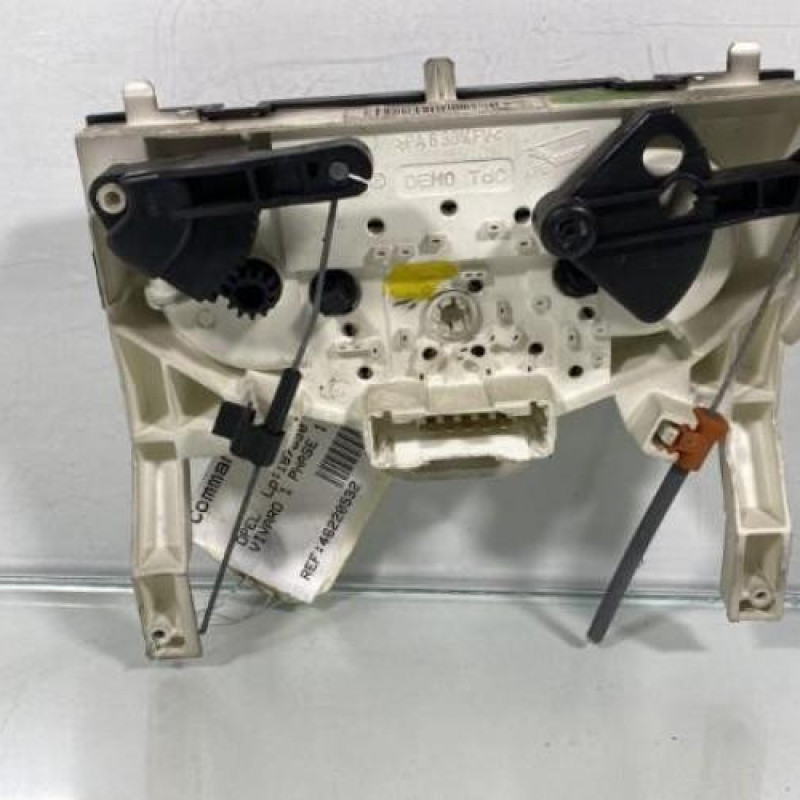 Commande chauffage OPEL VIVARO 1 Photo n°3