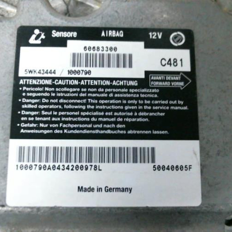 Boitier air bag ALFA ROMEO GT Photo n°2