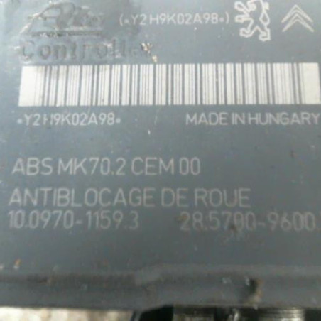 Bloc ABS (freins anti-blocage) PEUGEOT 207 Photo n°1
