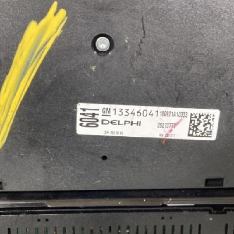 Commande chauffage OPEL MERIVA B Photo n°3