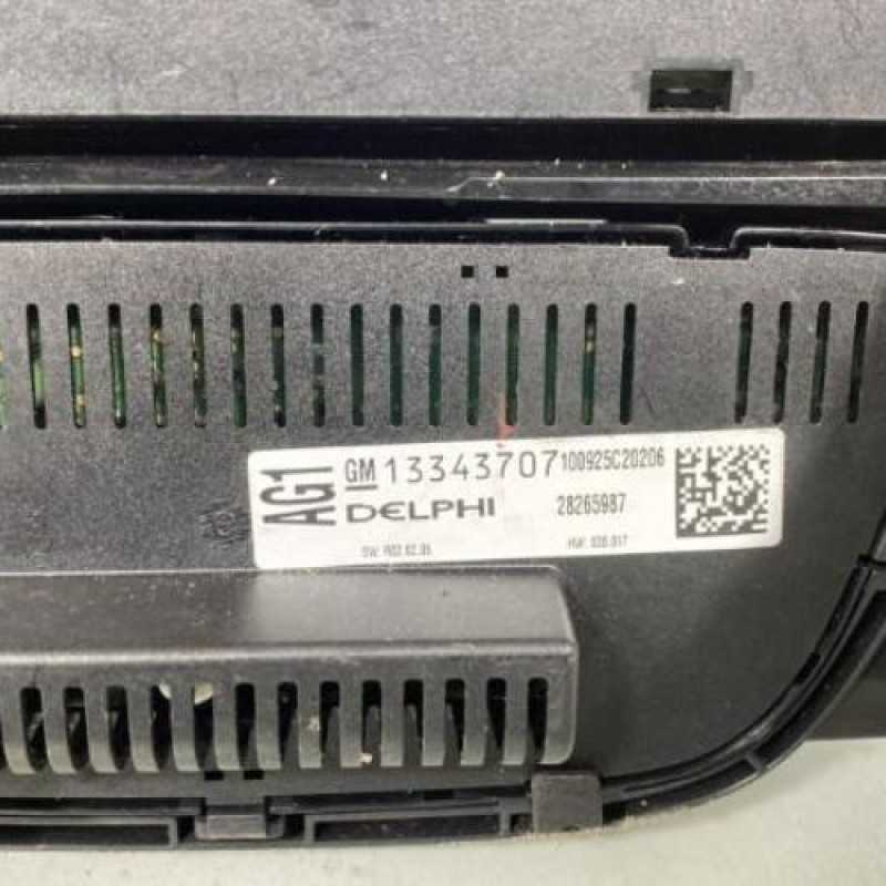 Commande chauffage OPEL MERIVA B Photo n°4