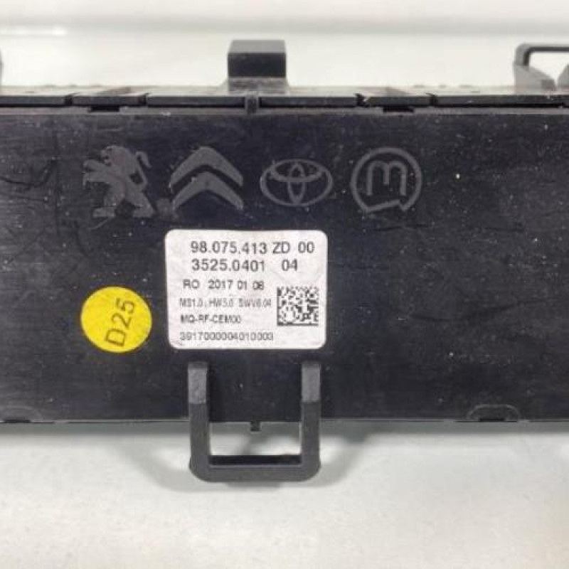 Commande chauffage PEUGEOT TRAVELLER Photo n°3