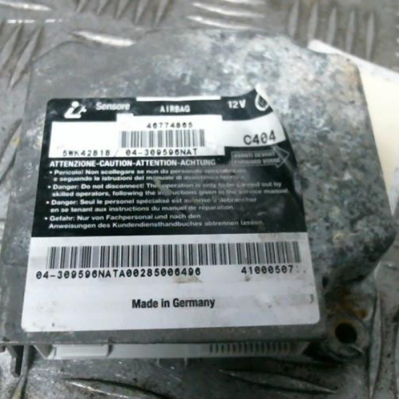 Boitier air bag FIAT MULTIPLA Photo n°3