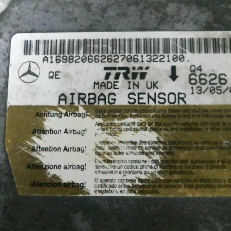 Boitier air bag MERCEDES CLASSE A 169 Photo n°3