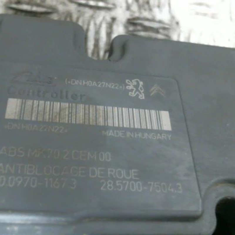 Bloc ABS (freins anti-blocage) CITROEN C3 PICASSO Photo n°3