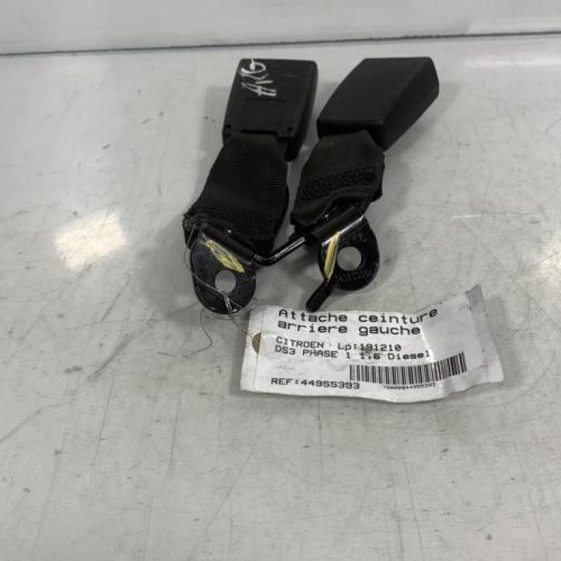 Attache ceinture arriere gauche CITROEN DS3 Photo n°3