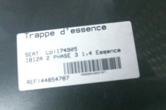 Trappe d'essence SEAT IBIZA 2 Photo n°1