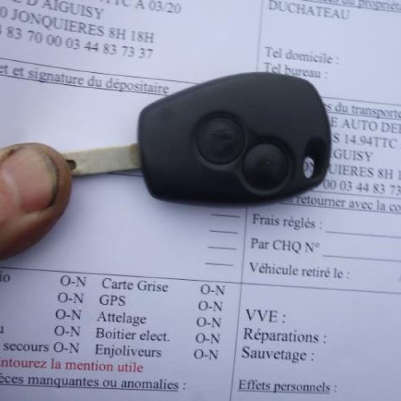 Air bag conducteur RENAULT MODUS Photo n°11