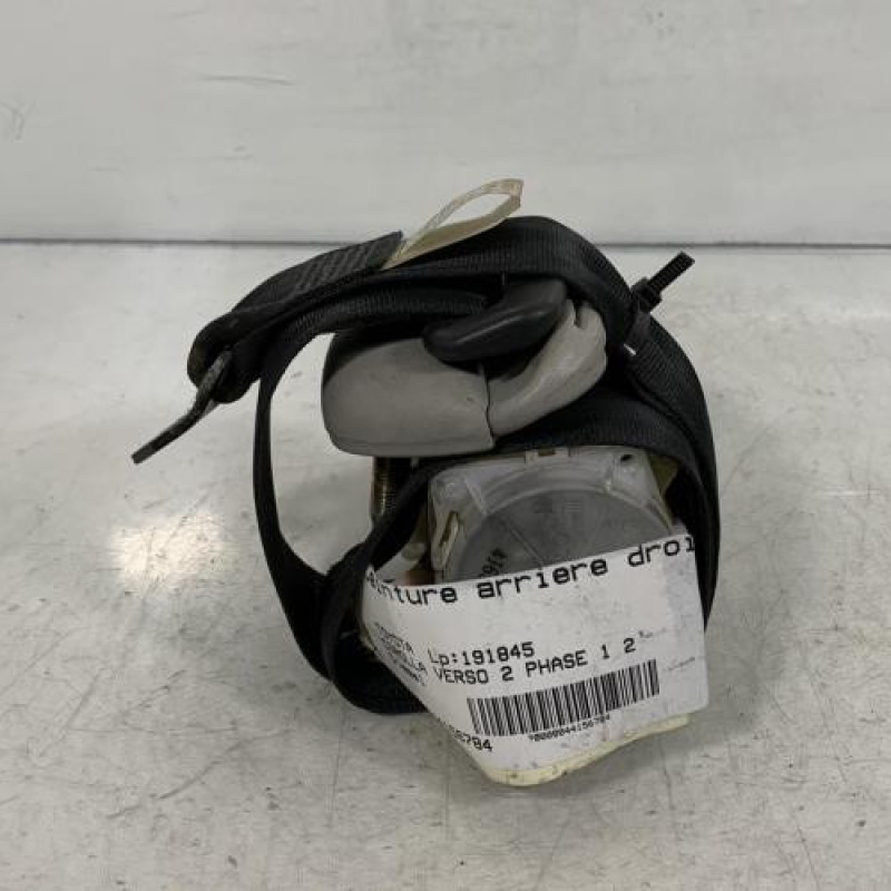 Ceinture arriere droit TOYOTA COROLLA VERSO 2 Photo n°3