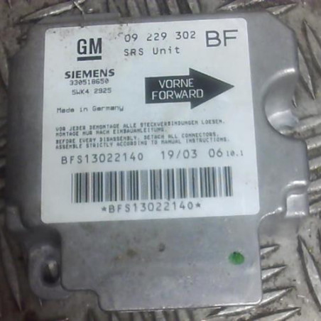 Boitier air bag OPEL ASTRA G Photo n°1