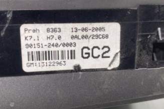 Commande chauffage OPEL ASTRA H