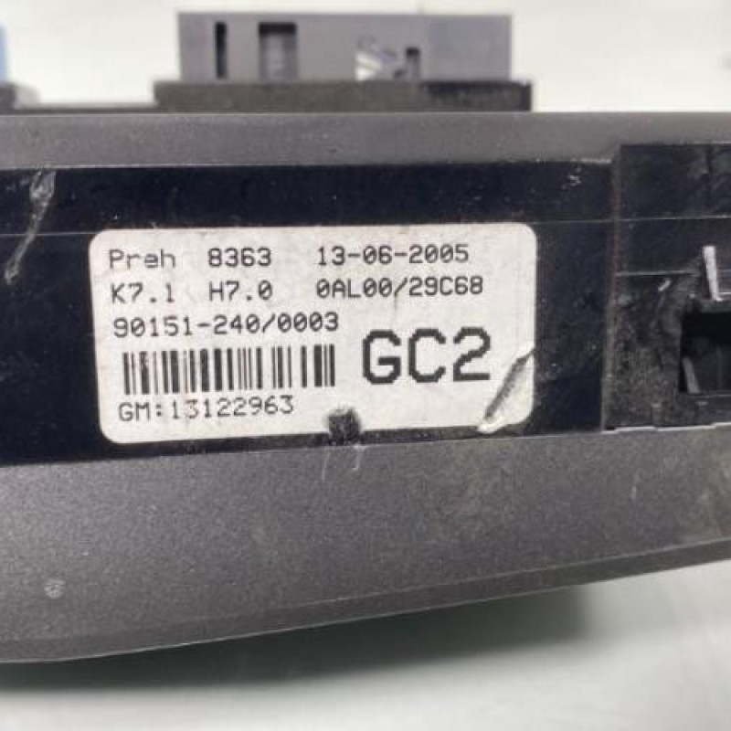 Commande chauffage OPEL ASTRA H Photo n°2