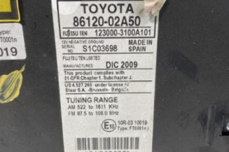 Autoradio d'origine TOYOTA AURIS 1