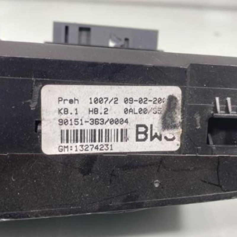 Commande chauffage OPEL ASTRA H Photo n°2