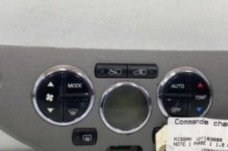 Commande chauffage NISSAN NOTE 1 Photo n°1