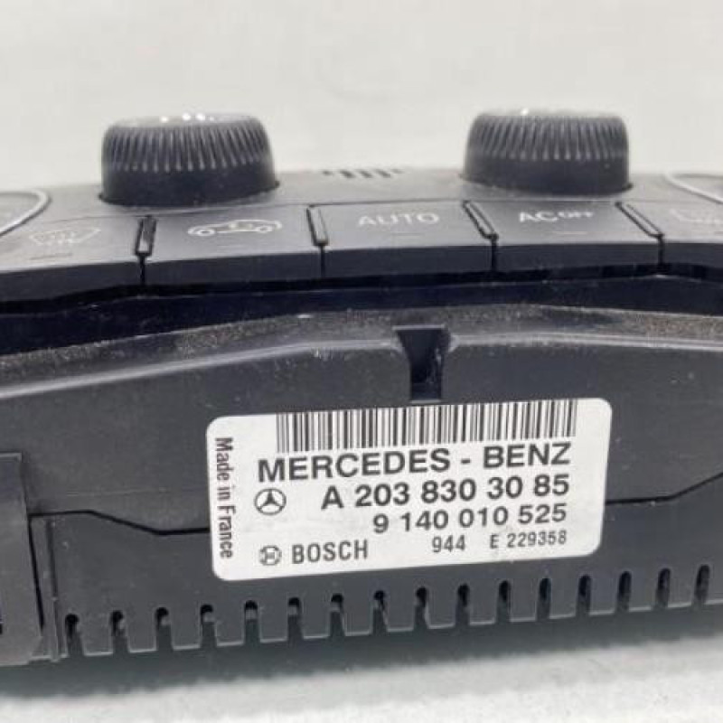 Commande chauffage MERCEDES CLASSE C 203 Photo n°3