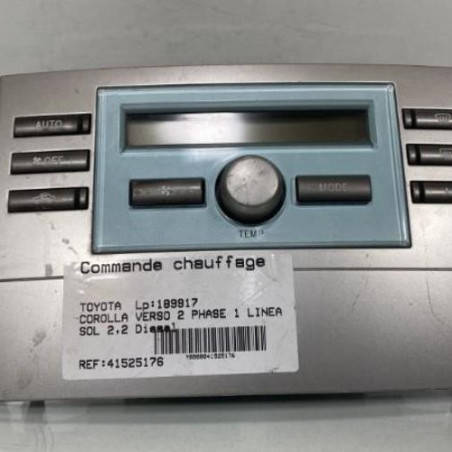 Commande chauffage TOYOTA COROLLA VERSO 2 Photo n°1