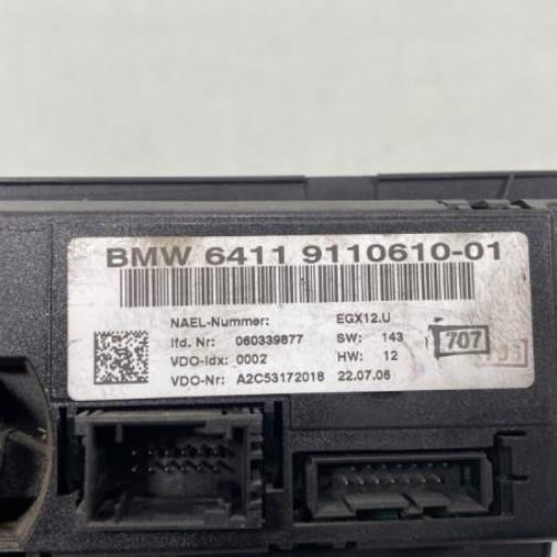 Commande chauffage BMW SERIE 3 E91 Photo n°3