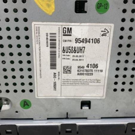 Autoradio d'origine CHEVROLET AVEO 2