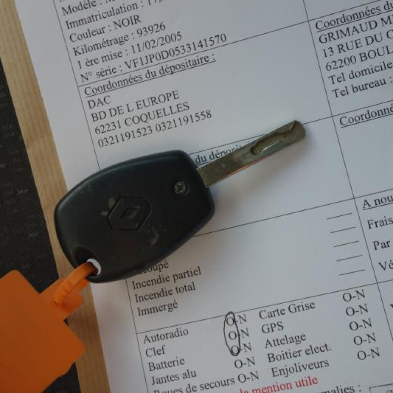 Renfort pare choc arriere (traverse) RENAULT MODUS Photo n°9