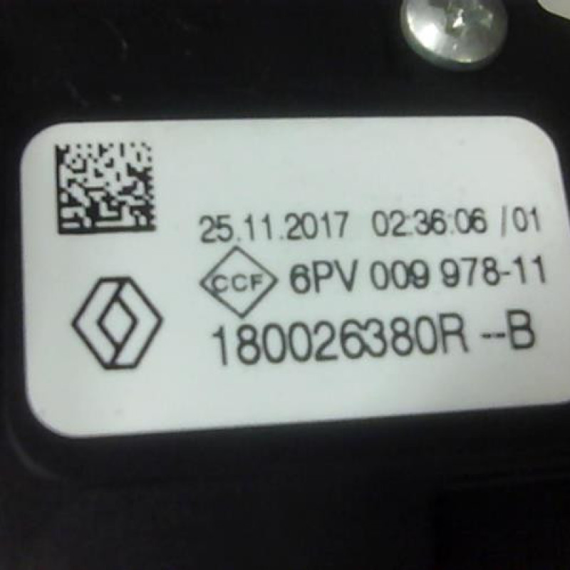 Pedalier d'accelerateur RENAULT CAPTUR 1 Photo n°4