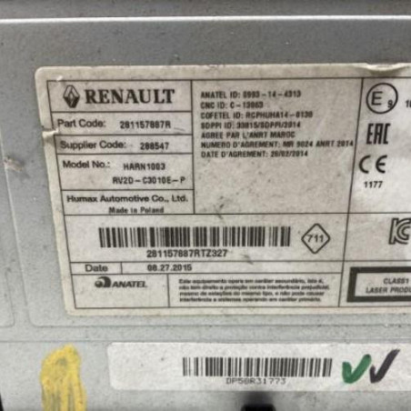 Autoradio d'origine RENAULT CAPTUR 1