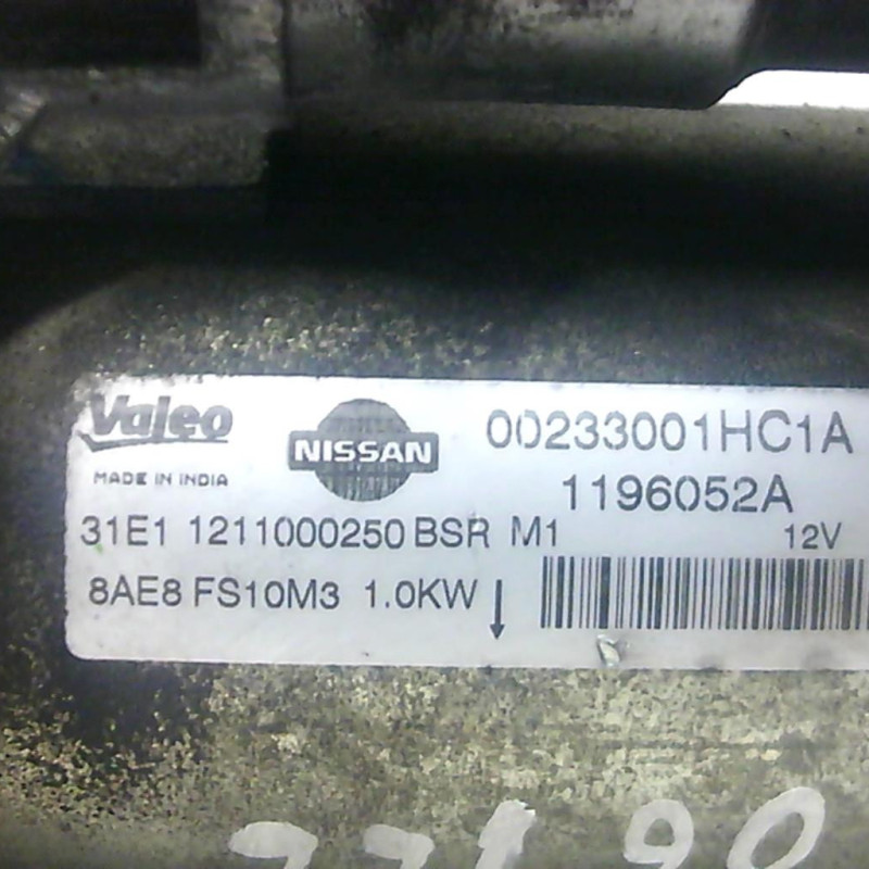Demarreur NISSAN MICRA 4 Photo n°3
