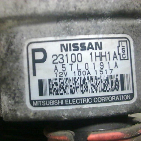 Alternateur NISSAN MICRA 4 Photo n°1