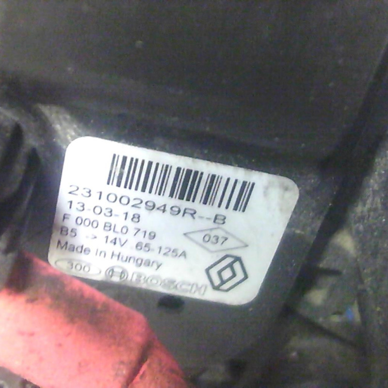 Alternateur DACIA DOKKER Photo n°3