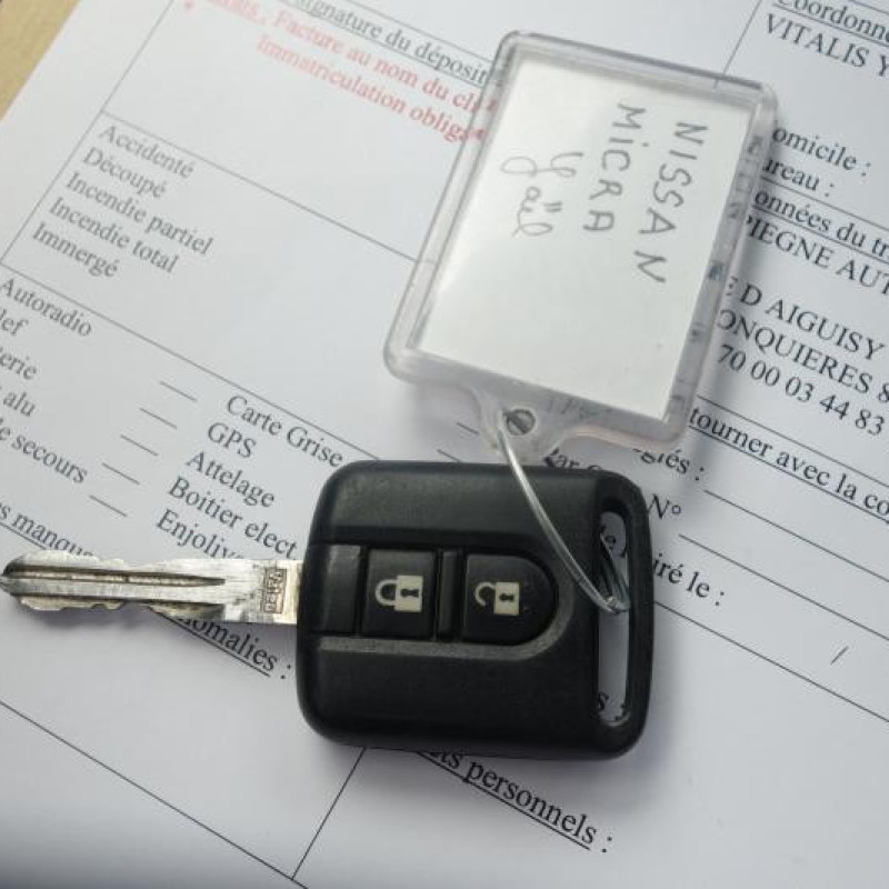 Ceinture arriere gauche NISSAN MICRA 3 Photo n°11