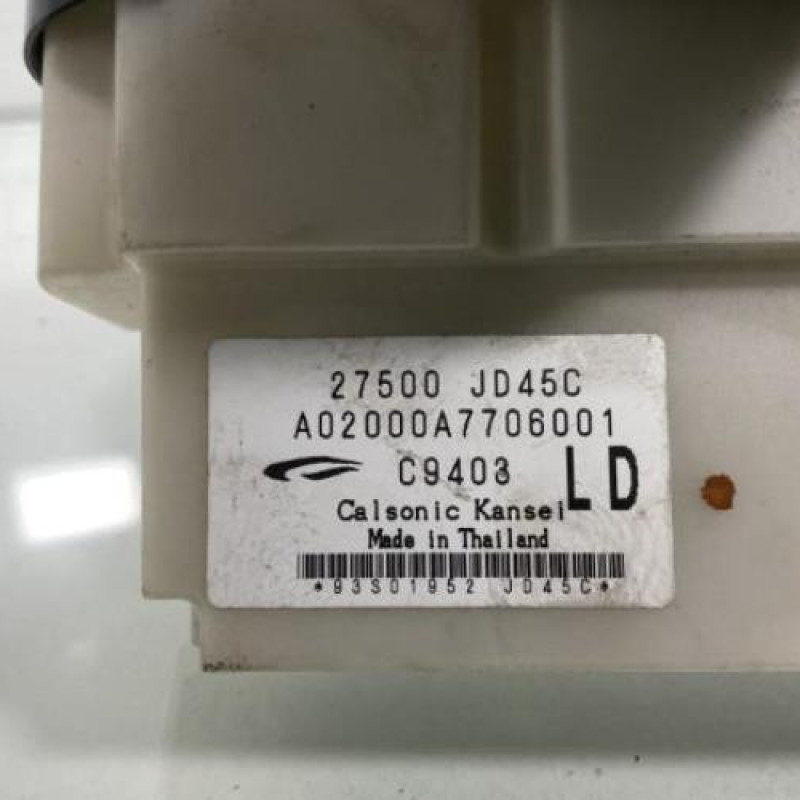 Commande chauffage NISSAN QASHQAI 1 Photo n°3