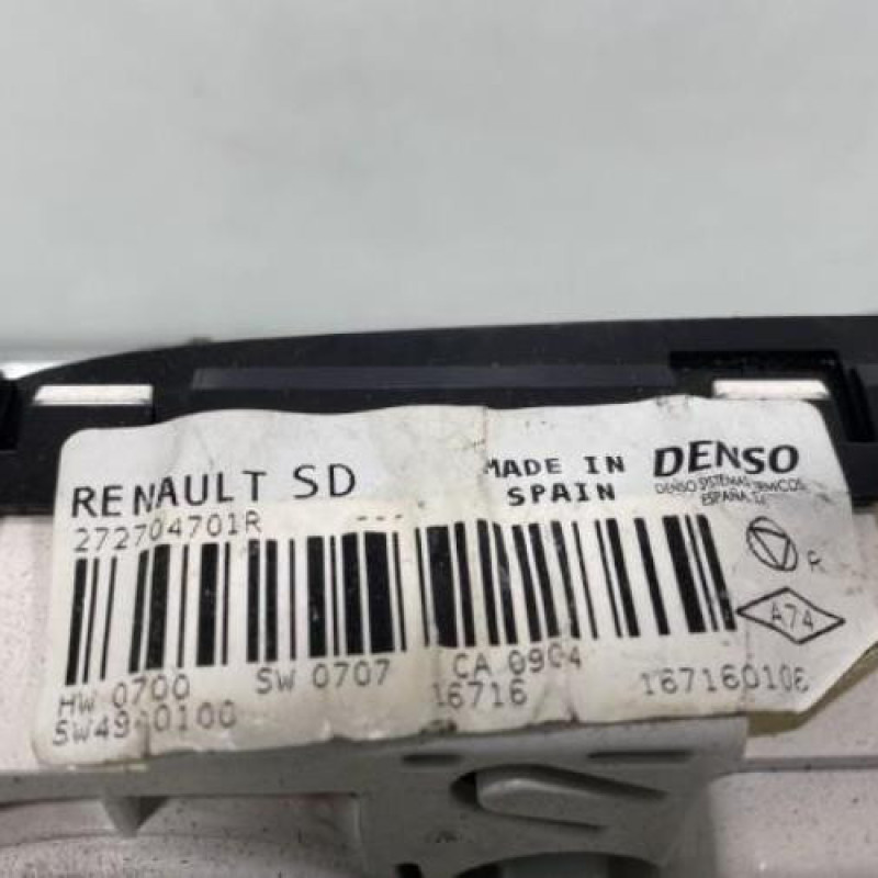 Commande chauffage RENAULT CLIO 4 Photo n°4