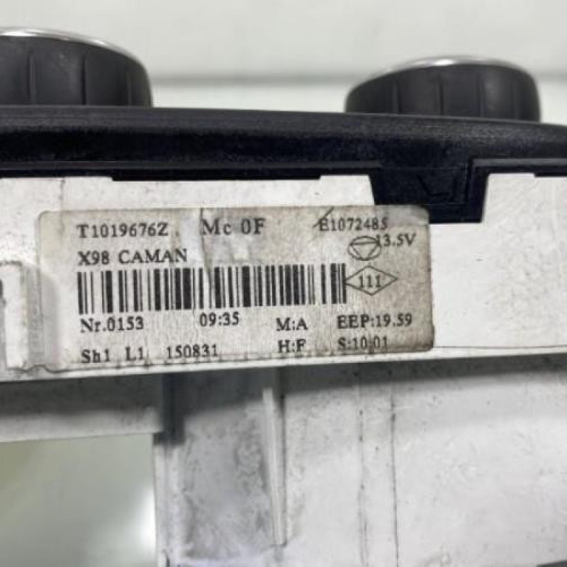 Commande chauffage RENAULT CLIO 4 Photo n°3