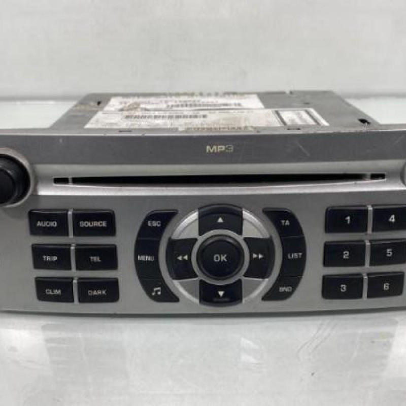 Autoradio d'origine PEUGEOT 407 Photo n°1