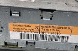 Autoradio d'origine PEUGEOT 407