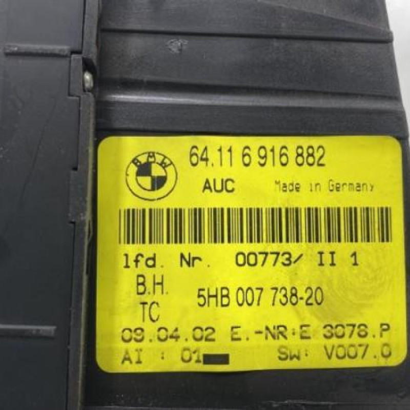 Commande chauffage BMW SERIE 3 E46 Photo n°3