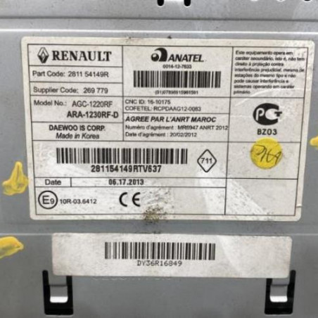 Autoradio d'origine RENAULT CLIO 4