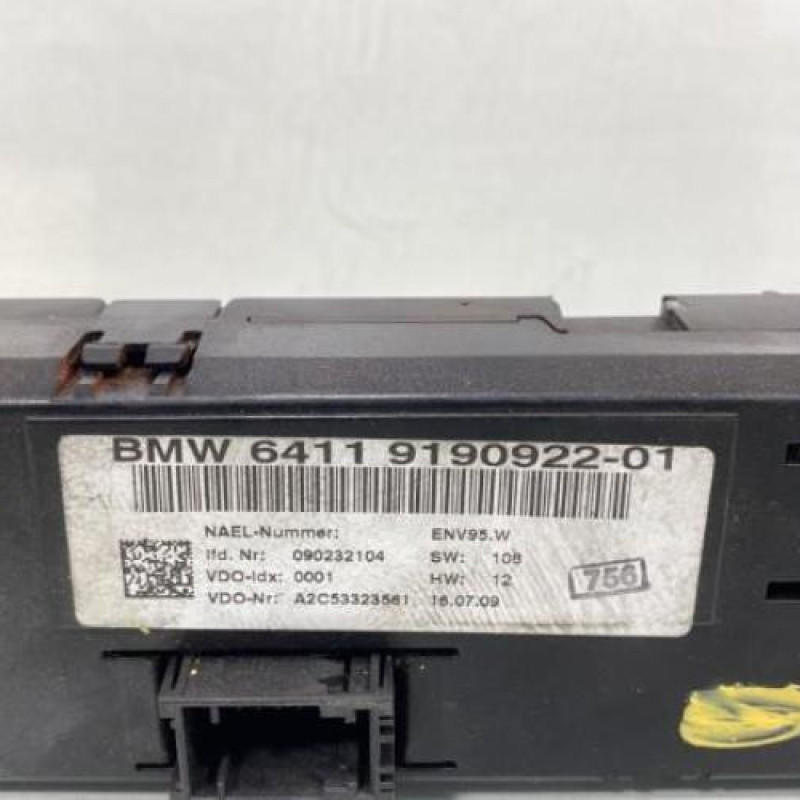 Commande chauffage BMW SERIE 1 E87 Photo n°3