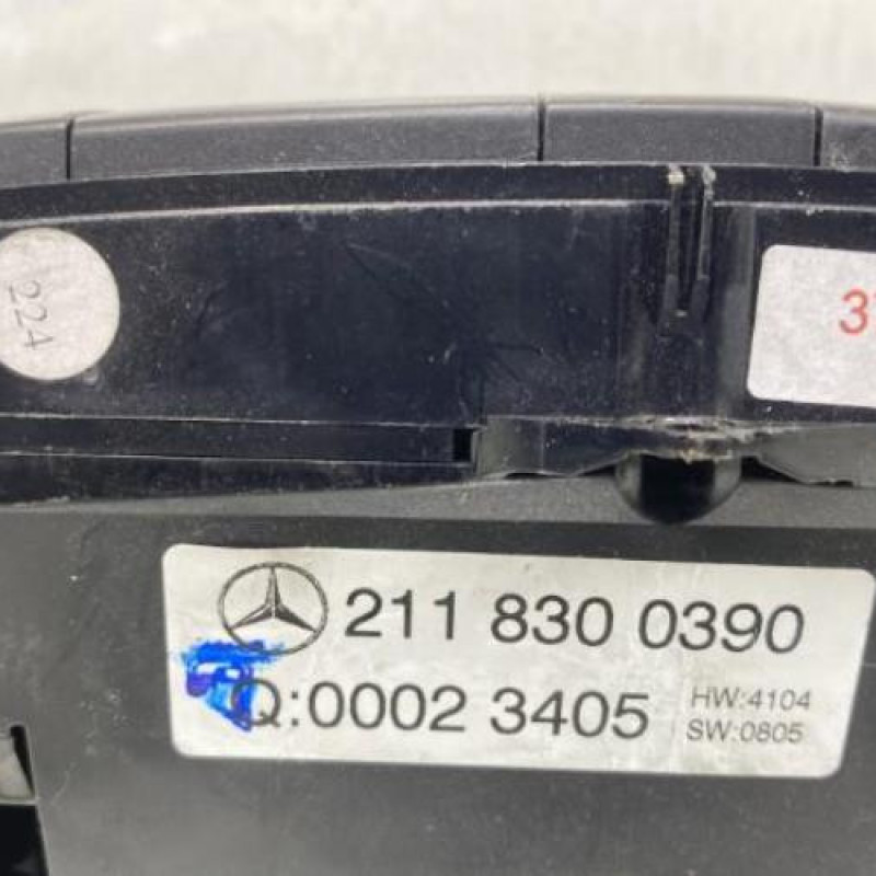 Commande chauffage MERCEDES CLASSE E 211 Photo n°3